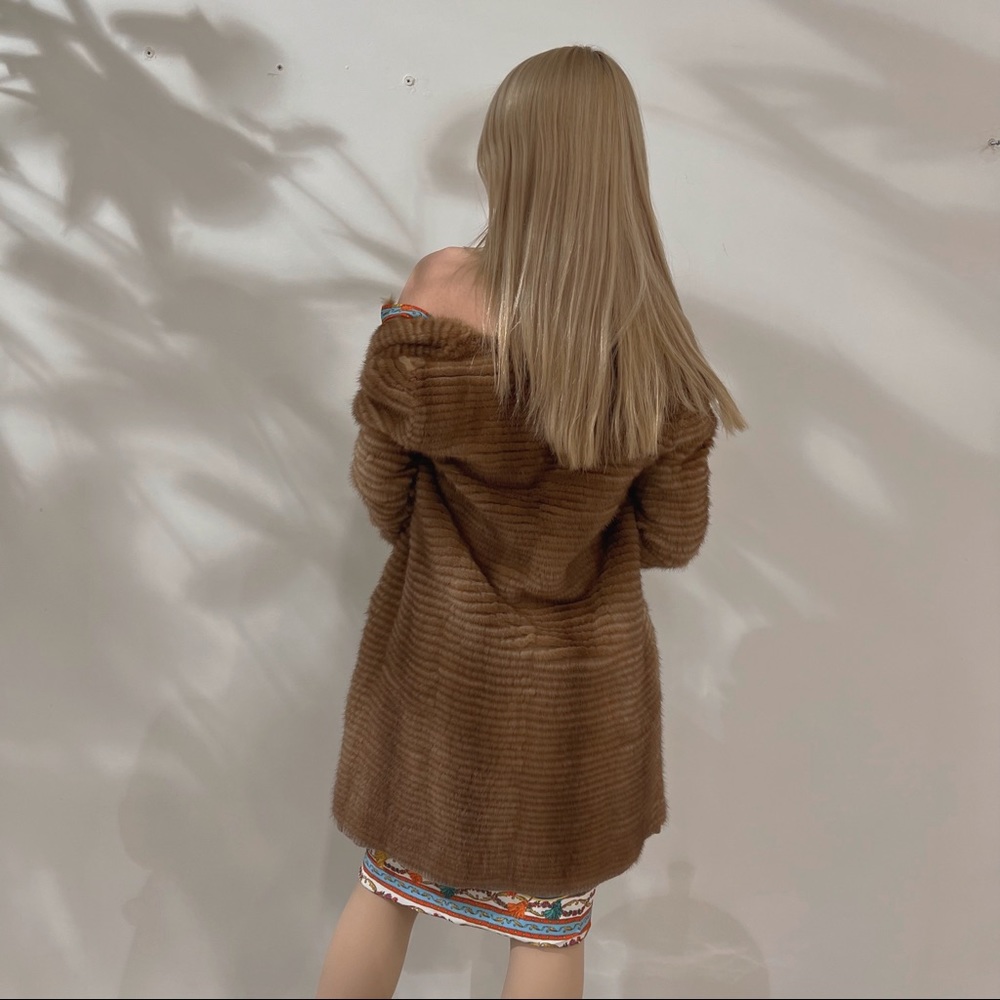 Sale! S'Maxmara mink & wool coat - Picture 2 of 11
